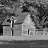 'Close up'
(black & white)
of this early 1900's house.