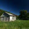 Old farm equipment shed.
Near Oregon, Missouri.