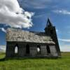 Northern angle of the
Dooley (Rocky Valley) church.