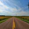 Looking west 
down a county road.
Herman, NE.