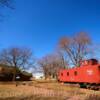 Antique Wahoo Rail Station
(Early-mid 1900's) &
Burlington Northern Caboose.