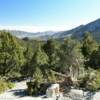 Looking south from
Mt Charleston Pass.