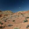 Southern Nevada Desert.
Colorful rolling terrain.