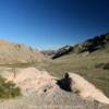 Valley of Fire Road.
(looking east)
West of the park.