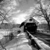 Blair Covered Bridge.
(black & white)