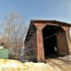 Contocook Covered Bridge.
(railroad bridge)
Built 1850.
Contoocook, NH.