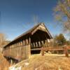 Meriden Covered Bridge.
(close up)