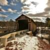 Slate Covered Bridge.
Built 2001.
Near Westport, NH.