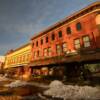 Historic downtown Lancaster 
(evening twilight)