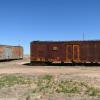 Stray abandoned rail cars.
Quay County.