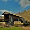 Van Tran Flat Covered Bridge.
(built 1860)
Livingston Manor, NY.