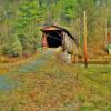 Halls Mills Covered Bridge.
(built 1912)
Near Claryville, NY.