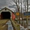 Eagleville Covered Bridge.
Built 1858.
Washington County, NY.