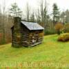 Settler's Cabin~
Blue Ridge Parkway~
(Alleghany County, NC).