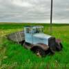 Abandoned 1930's 
International pick-up~
(Near Tuttle, ND)