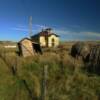 The '1-room' schoolhouse
& outhouse.
Roosevelt Grasslands.