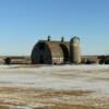 Rustic round-frame barn.
Near Rogers, ND.