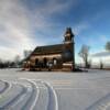 December evening at the
Hurricane Lake Church.