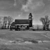 South angle B&W of the 
Hurricane Lake Church.
