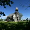 Another morning image of the
1889 Hurricane Lake Church.