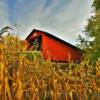 Shinn Covered Bridge~
(over Wolf Creek).
Built in 1886.
Washington County, Ohio.