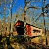 George Hutchins Covered Bridge~
(south angle).