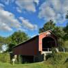 Northern angle of the
1851 Mull Covered Bridge.
Burgoon, Ohio.