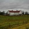 Picturesque double barn.
Near Jeffersonville, Ohio.