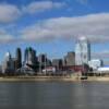 Cincinnati skyline along the
Ohio River.