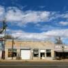 Store, service station, cafe.
Gate, Oklahoma.