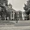 Love County Courthouse.
(black & white image)