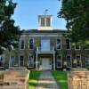 A close up view of the
Okmulgee County Courthouse.