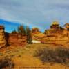 Various rock projections-Oklahoma's Panhandle