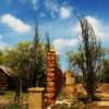 Stone structural remains-Kenton, Oklahoma