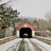 Uhlerstown Covered Bridge.
(frontal view)