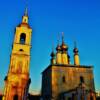 One of Suzdal, Russia's many onion-domed cathedrals.