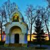 Tranquil October evening-north of Moscow, Russia