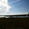 Hunting Island walking pier.
Toward Fripp Island.