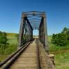 Union Pacific Overpass.
Over the Bad River.
Near Nowlin, SD.