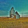 1930's medal style
grain elevators.
Cottonwood, SD.