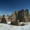 Badlands stalagmites.
