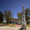 Castro County Courthouse &
Ozark Trail Marker.
Dimmit, TX.