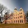 Presidio County Courthouse.
(late January evening)
Marfa, Texas.