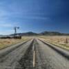 Thermo Road.
(looking west)
25 miles west of
Minersville, Utah.