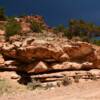 Red rock shelf.
Iron County, Utah.