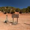 Junction of two 
Iron County backroads.