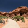 Trail to the Double Arches.
