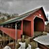 Cremery Covered Bridge.
Built 1879.
Brattleboro, VT.