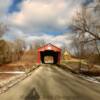 Cooley Covered bridge.
Built 1849.
Otter Creek.
Central Vermont.
