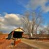 Depot Covered Bridge.
Built 1849.
Pittsford, VT.